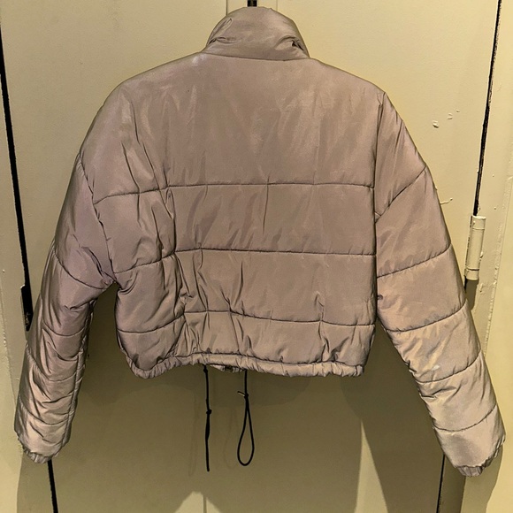 I.AM.GIA Silver Reflective Puffer Jacket - Picture 2 of 7